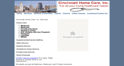 Desktop Screenshot of cincinnatihomecareinc.com